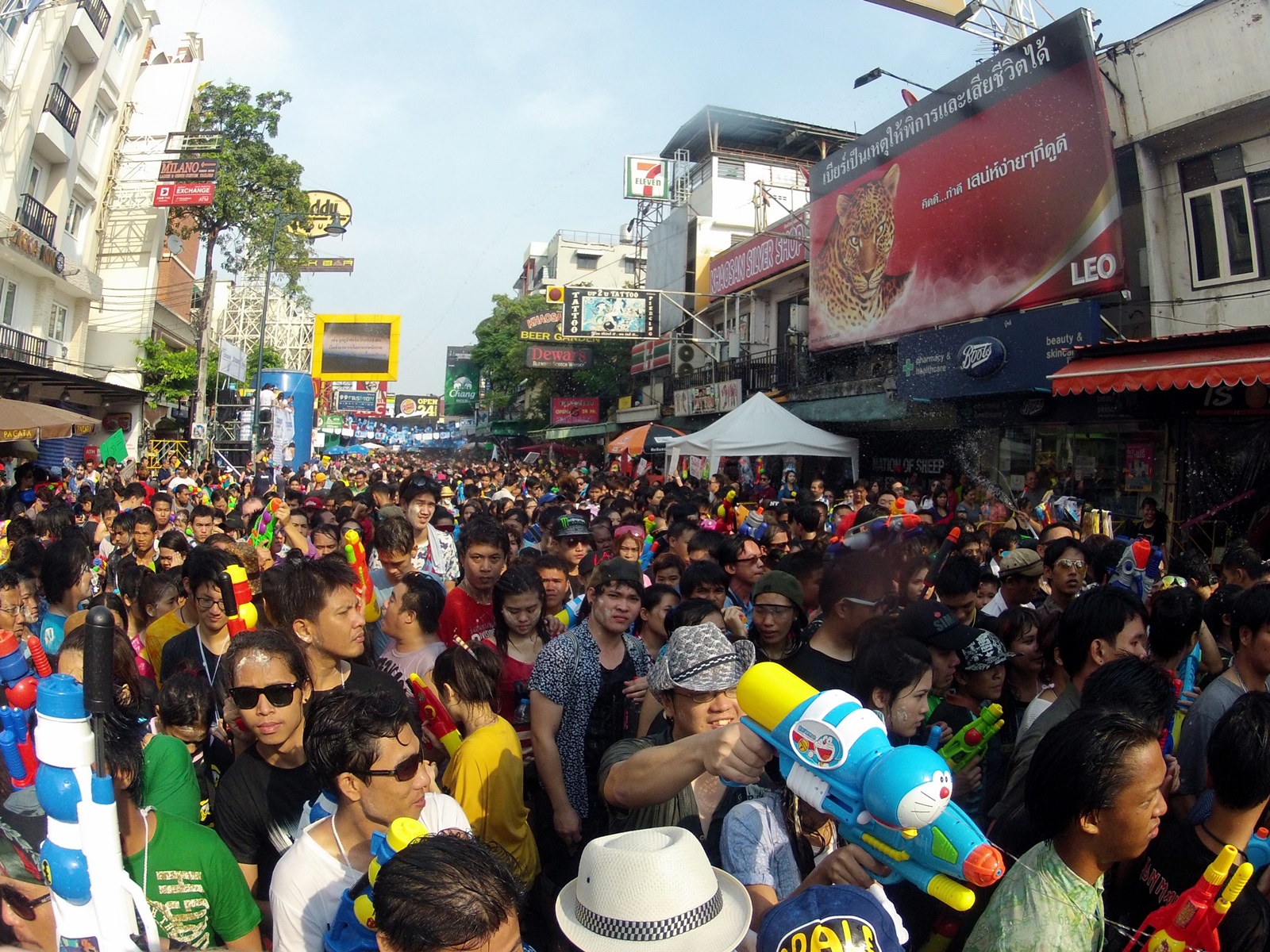 Comme chaque année, la fête était au rendez-vous à Khaosan Road pour Songkran