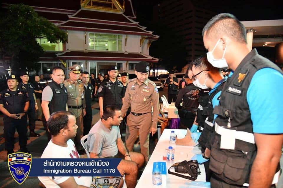 La police thaïlandaise a promis d'expulser 7000 étrangers en situation irrégulière